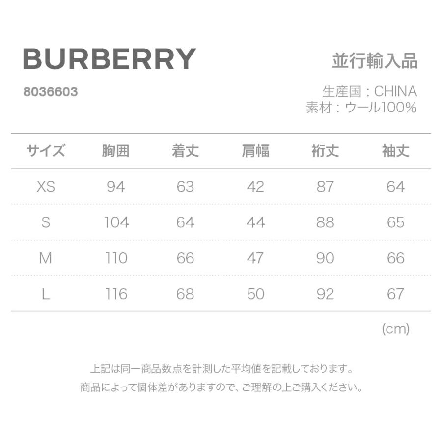 BURBERRY（バーバリー） セーター メンズ トップス ウール100％ バーチ