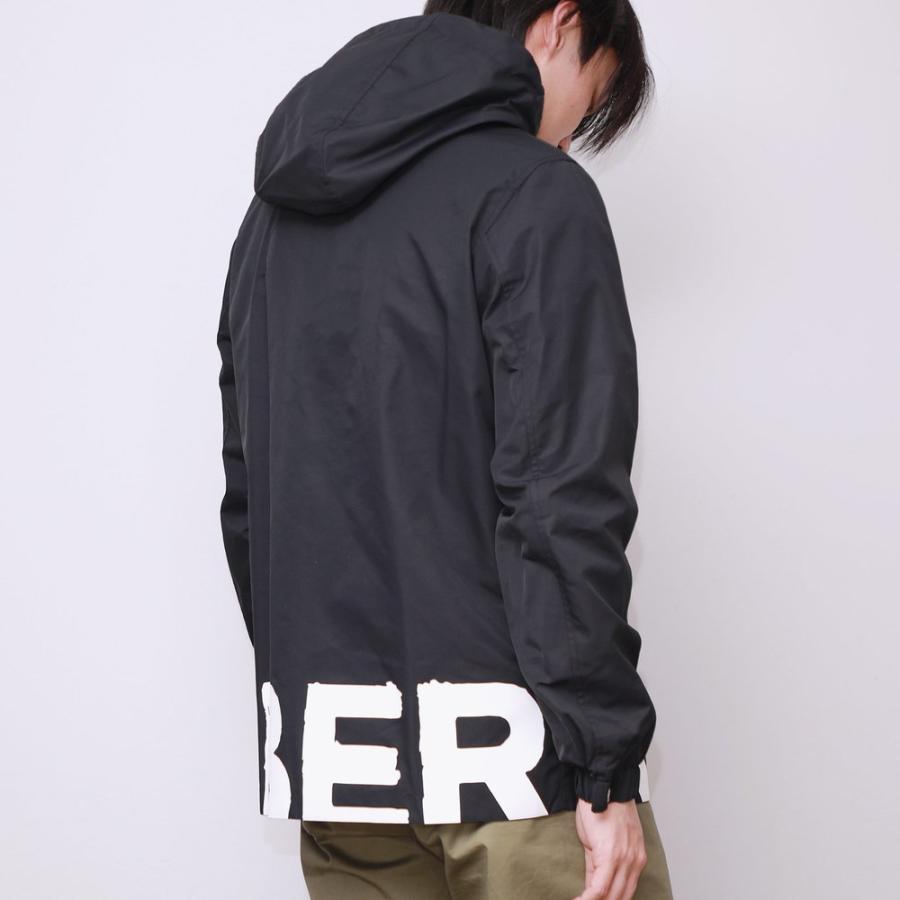 BURBERRY バーバリー ジャケット メンズ フード付き ロゴ ジップ