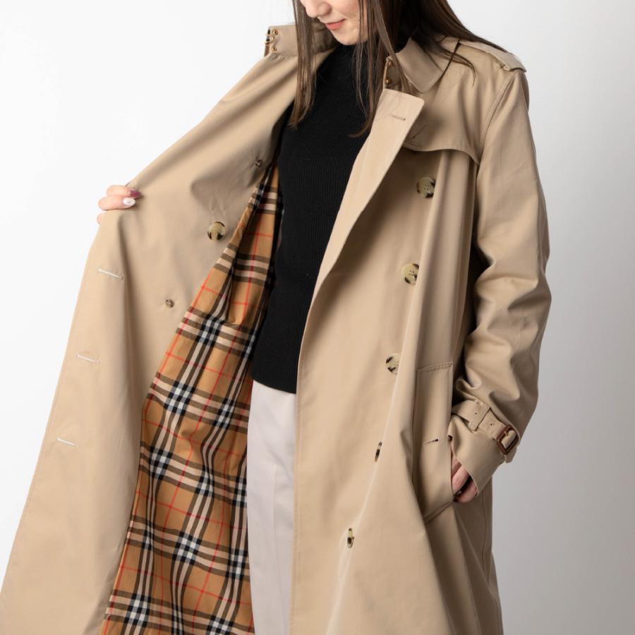 バーバリー BURBERRY 80452881 コート レディース アウター ロングコート ケンジントン ヘリテージ トレンチコート KENSINGTON LONG A1366 ハニー 4 6 8 10｜u-stream｜04