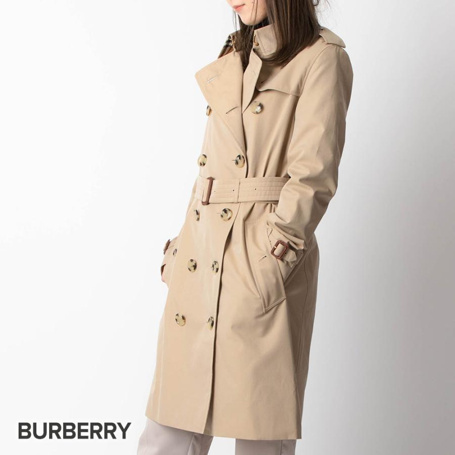 バーバリー BURBERRY 8045774 コート レディース アウター トレンチ ケンジントン スプリングコート ロング KENSINGTON ミッドレングス A1366 ハニー 4 6 8｜u-stream