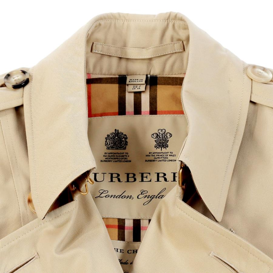 バーバリー BURBERRY トレンチコート レディース ケンジントン KENSINGTON スプリングコート ミッドレングス ヘリテージ 40733711 40733731｜u-stream｜16