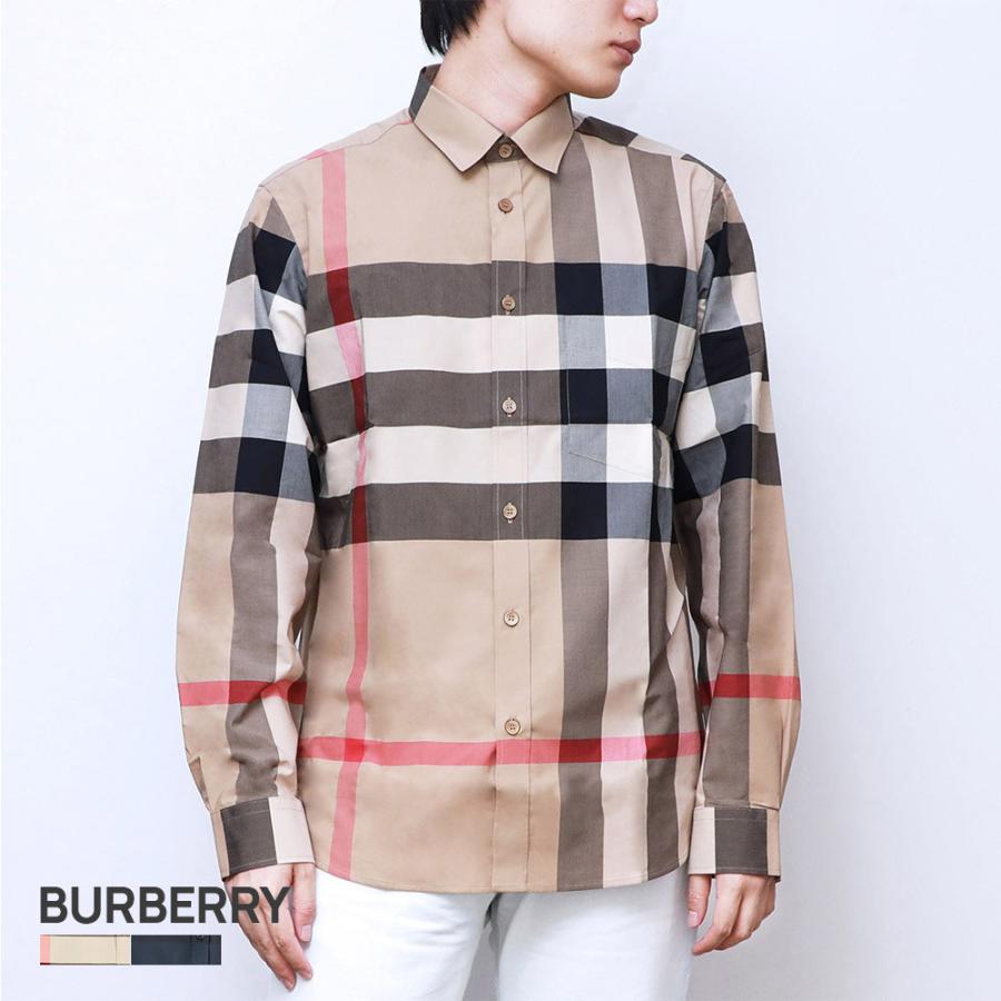 BURBERRY バーバリー シャツ メンズ チェック ストレッチ BURBERRY バーバリー シャツ メンズ チェック ストレッチ