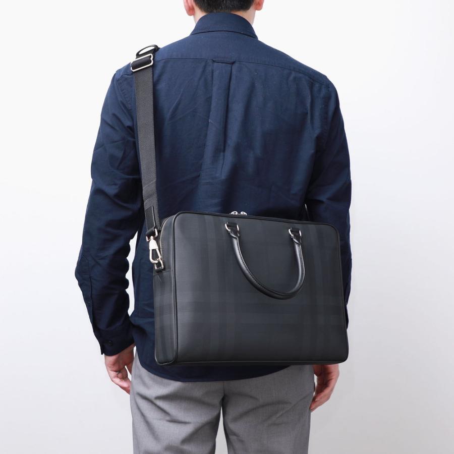 バーバリー Burberry メンズ バッグ ブリーフケース ロンドンチェックノートパソコン用 レザートリム ダークチャコール Bue U Stream 通販 Yahoo ショッピング