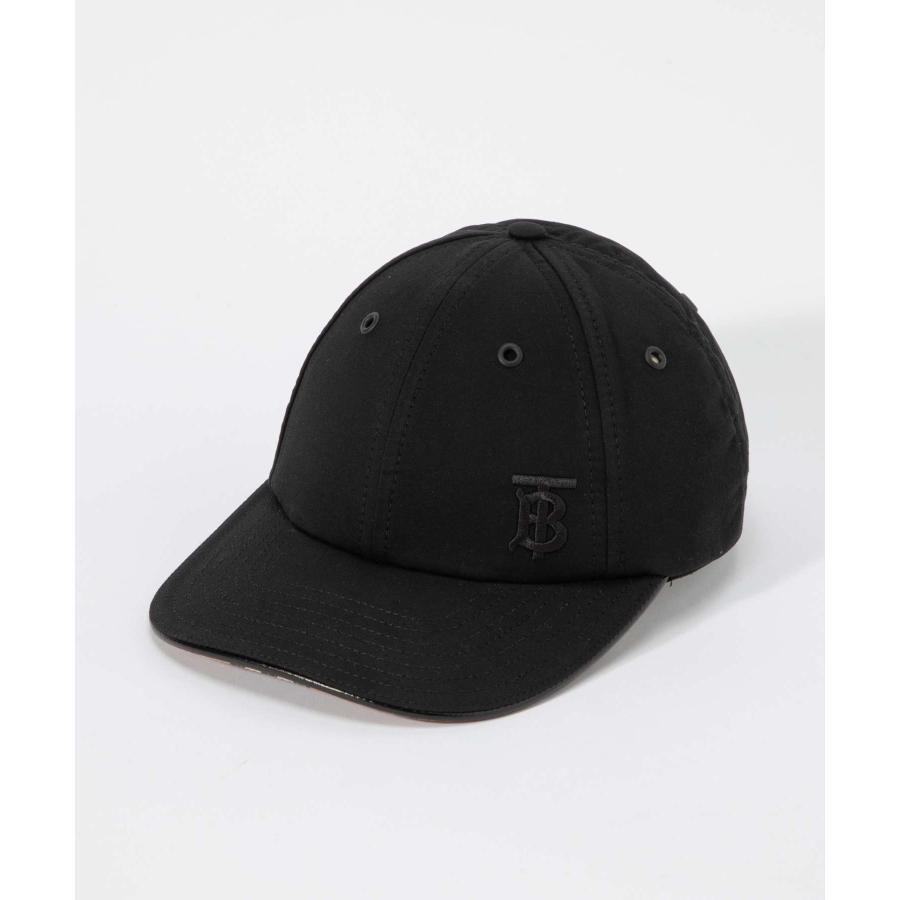 バーバリー BURBERRY TB EMBROIDERED BALL CAP BURBERRY バーバリー BT刺繍 ブラックベースボールキャップ 【公式通販】
