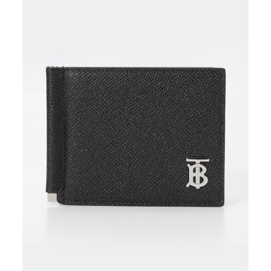 BURBERRY ブラック レザー マネークリップほぼ未使用美品 BURBERRY バーバリー マネークリップ メンズ | メンズ・ブランド