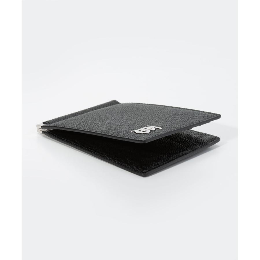 【レア】バーバリー　TBロゴ　マネークリップ　財布　二つ折り　レザー レア】バーバリー TBロゴ マネークリップ 財布 二つ折り レザー