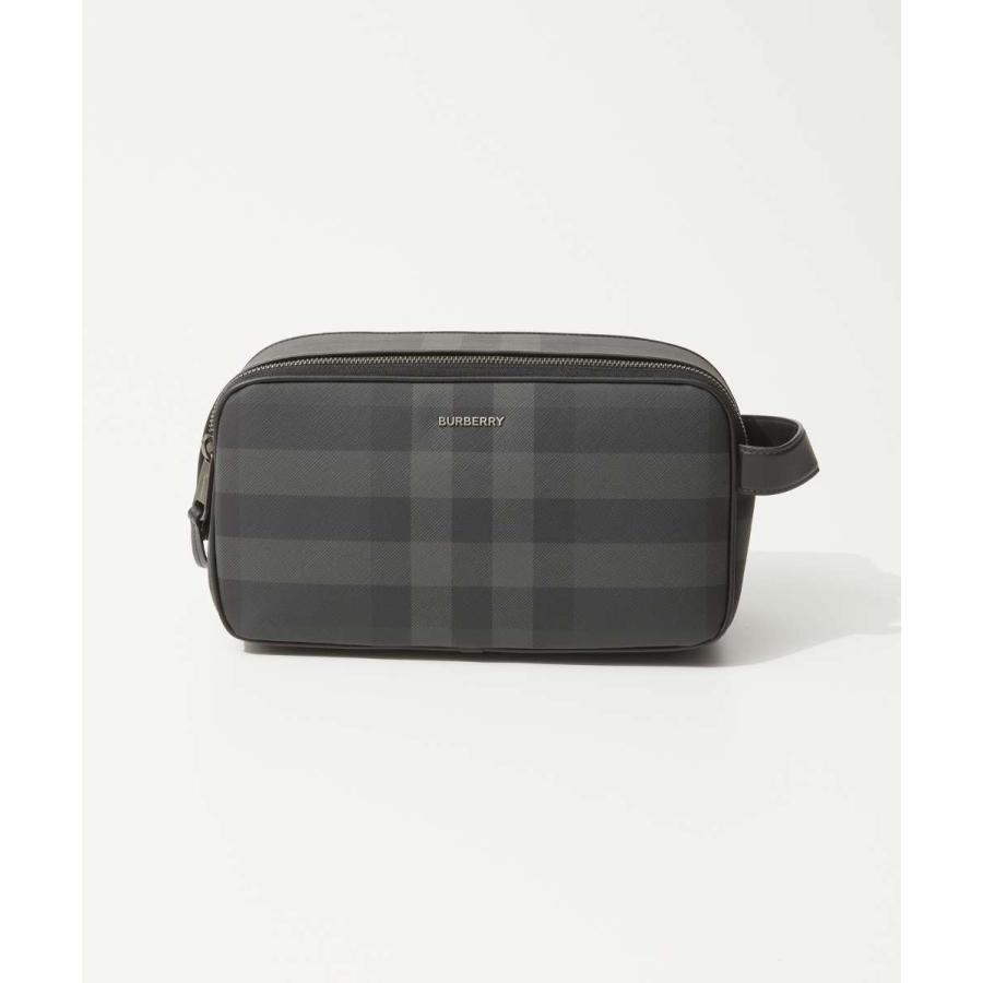 ハ*ー様 Burberry クラッチバック BURBERRY バーバリー クラッチバッグ レザー ブラック