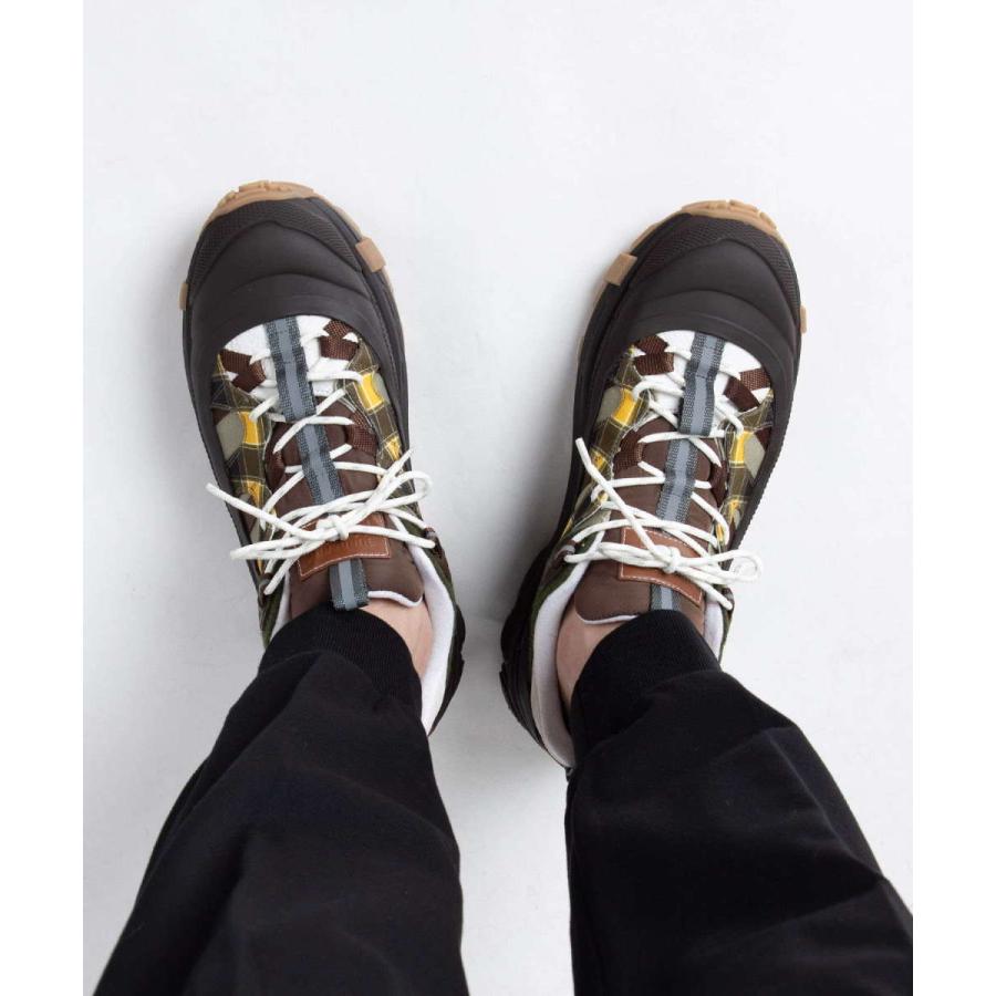 $950 Burberry Arthur Vintage Checked Cotton & Leather Low