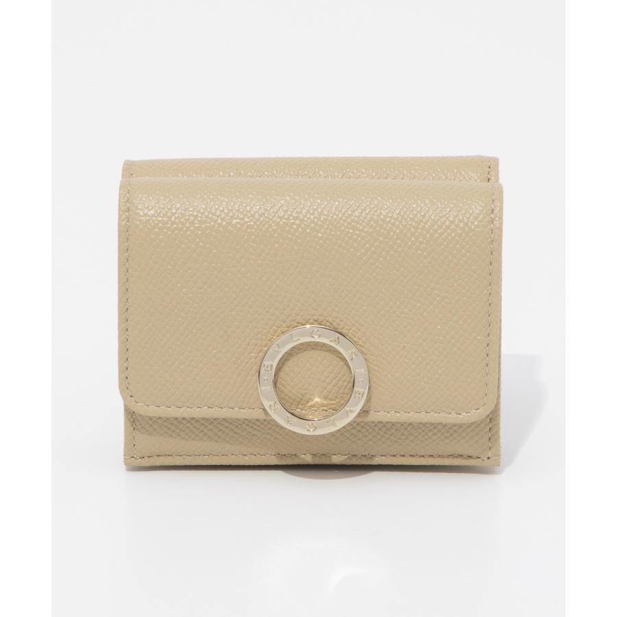 K*様 ✨️BVLGARI ベージュレザー 二つ折り三つ折り？財布 BVLGARI（ブルガリ） BVLGARI 293706 三つ折り財布 Wallets