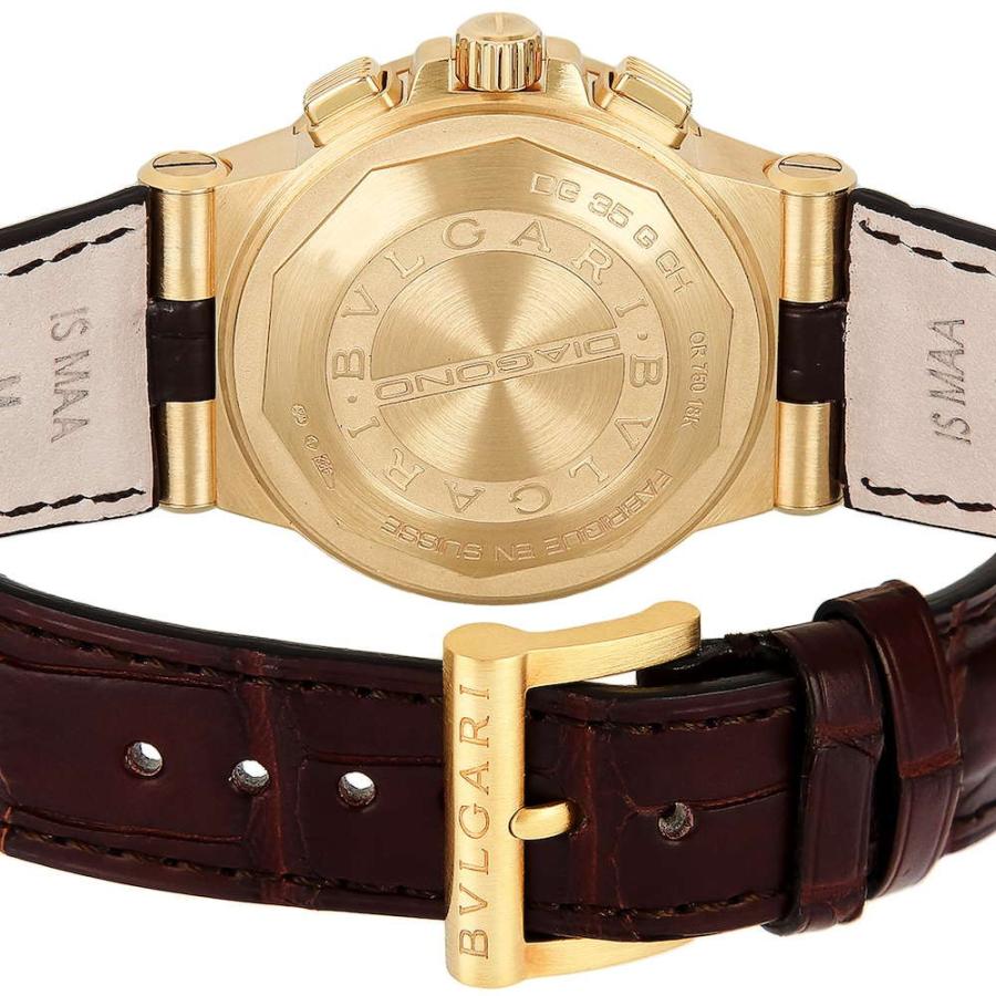 金無垢 腕時計 ブルガリ Bvlgari Diagono ディアゴノ メンズ 時計 腕時計 Bvs Dg35c6gldch Bvs Dg35c6gldch U Stream 通販 Yahoo ショッピング