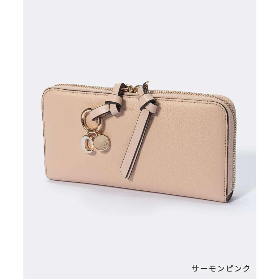 クロエ Chloe CHC21WP941F57 長財布 ALPHABET レディース 財布 ロングウォレット アルファベット レザー 本革 ALPHABET ZIP AROUND WALLET カシミアグレー｜u-stream｜04