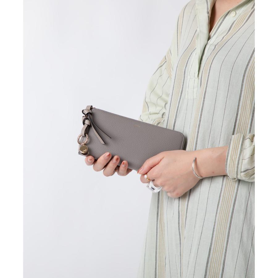 ストレッチドビー クロエ Chloe CHC21WP941F57 長財布 ALPHABET