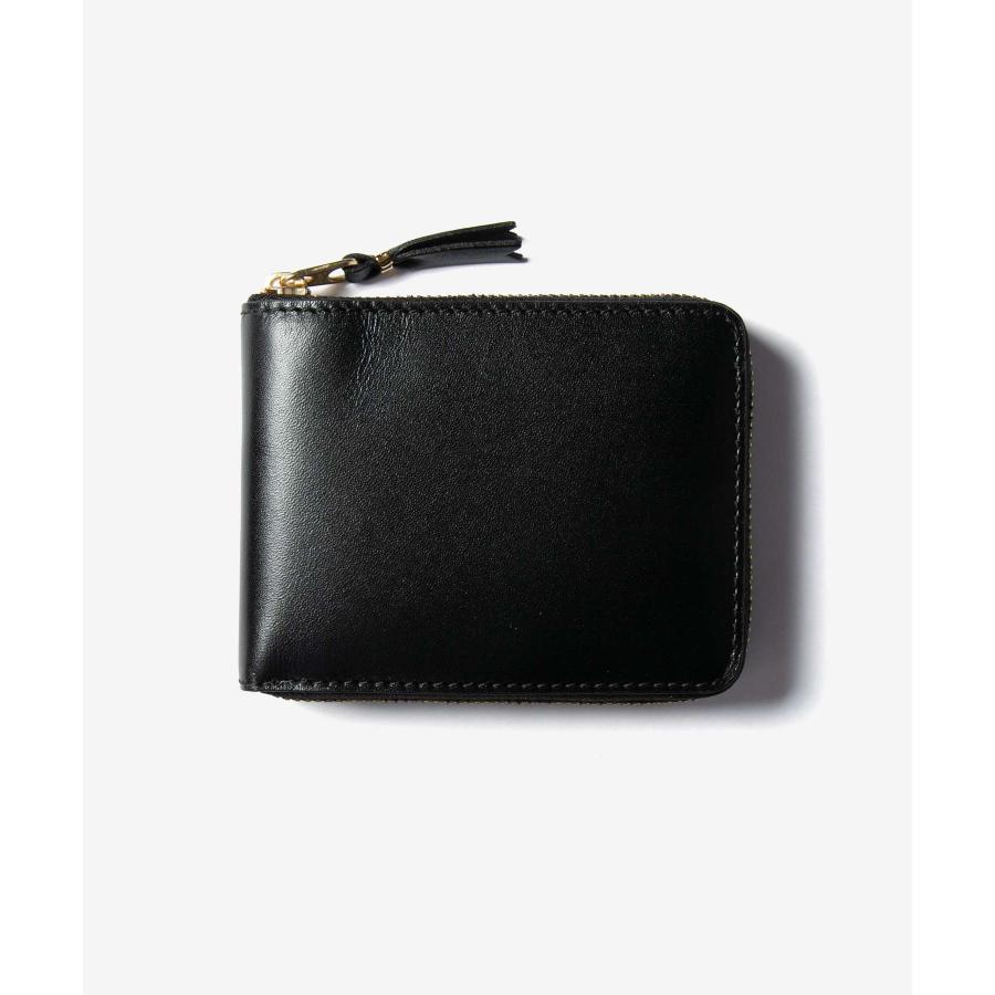 COMME des GARÇONS ブラック レザー 財布 COMME des GARCONS コムデギャルソン DES 財布 二つ折り財布