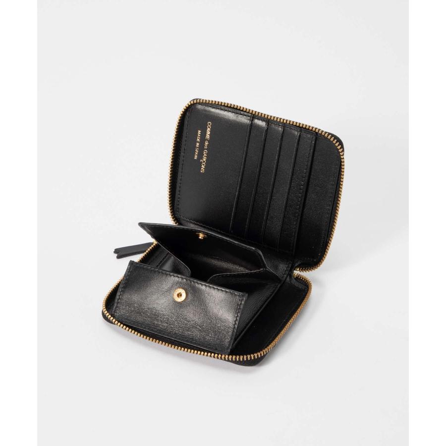 COMME des GARÇONS ブラックミニ財布 コムデギャルソン COMME des GARCONS 財布 二つ折り ブラック 黒