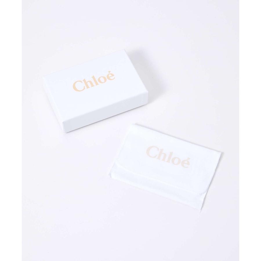 クロエ Chloe CHC23SP945J60 三つ折り財布 レディース 財布 ミニ財布 アルファベット バイカラー トリフォールド  ALPHABET ボルドー×ブラウン｜u-stream｜11