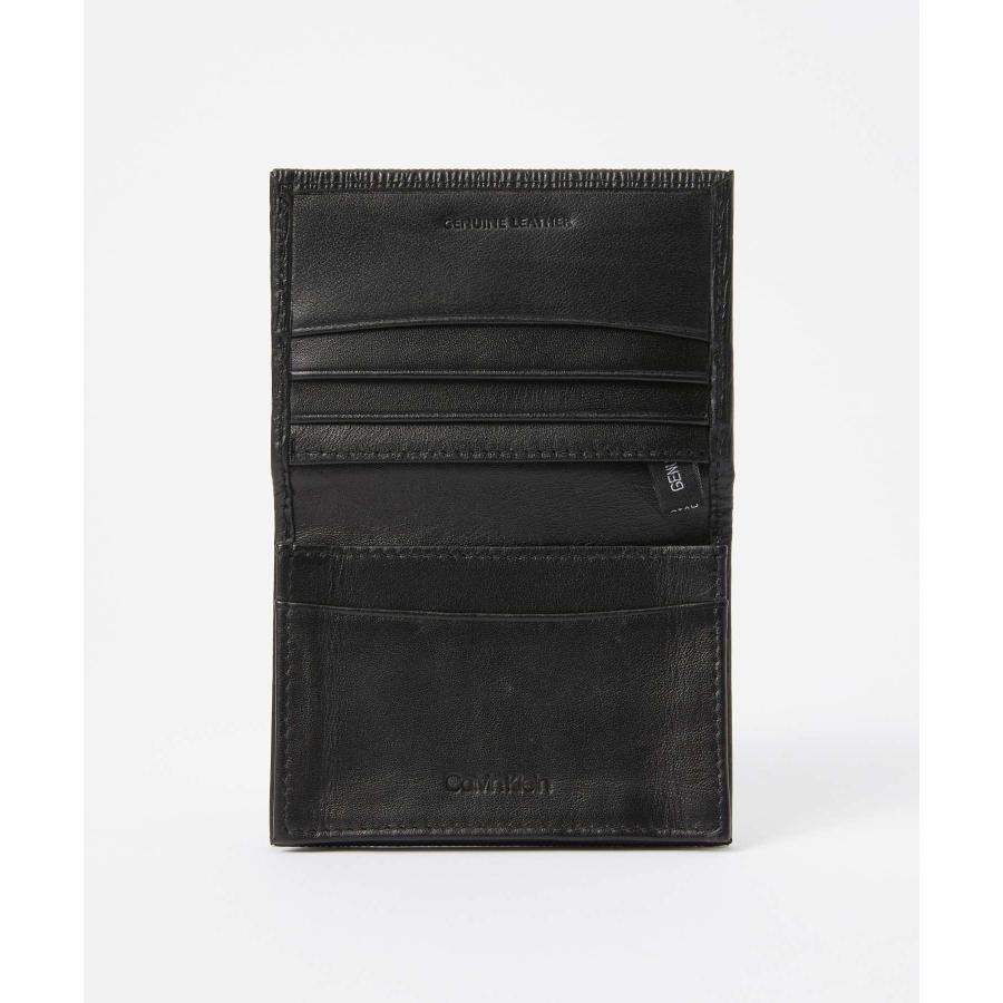 カルバンクライン Calvin Klein 31CK200002 カードケース CARD CASE メンズ ファッション小物 ミニ財布 CK 名刺入れ 2つ折り ビジネス シンプル 本革｜u-stream｜06