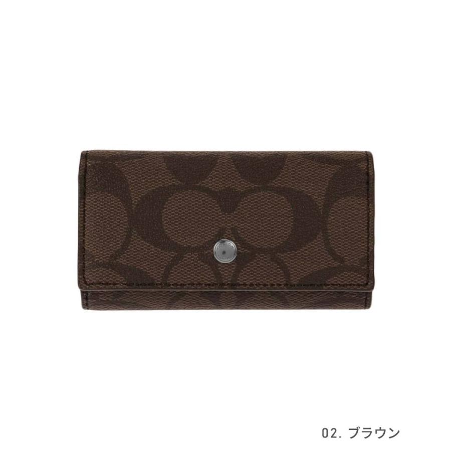 コーチ COACH キーケース シグネチャー 5連 f26104 QBAE4 COACH（コーチ） COACH F26104 キーケース レディース 雑貨 メンズ