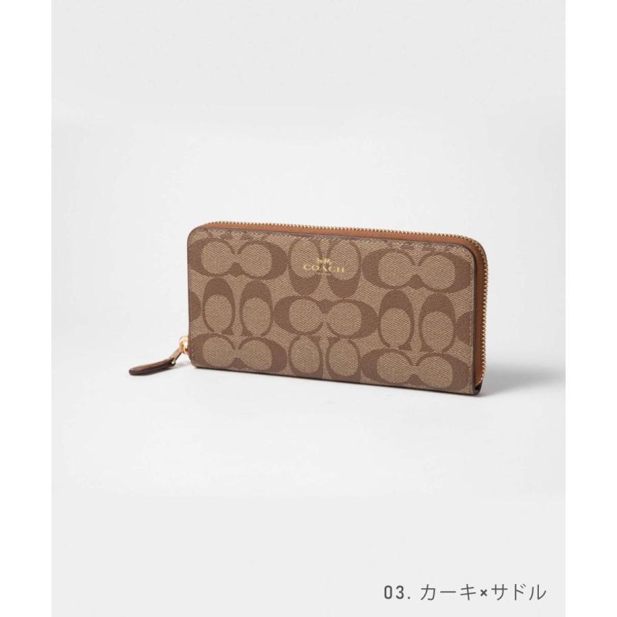COACH コーチ ラウンドファスナー長財布 COACH コーチ 長財布 ラウンドファスナー シグネチャー