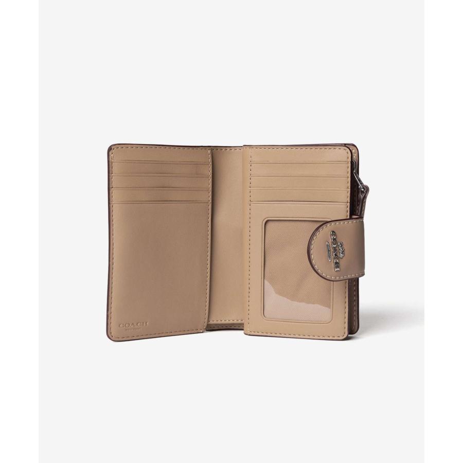 コーチ COACH MEDIUM CORNER ZIP WALLET IN SIGNATURE CANVAS ミディアム コーナー ジップ ウォレット CW786 二つ折り財布 | COACH | 08