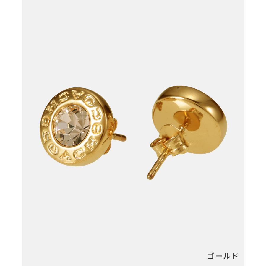 コーチ COACH F54516 ピアス Open Circle Stone Stud Earring レディース アクセサリー イヤリング コーチアウトレット ゴールド ローズゴールド シルバー 爆買の画像