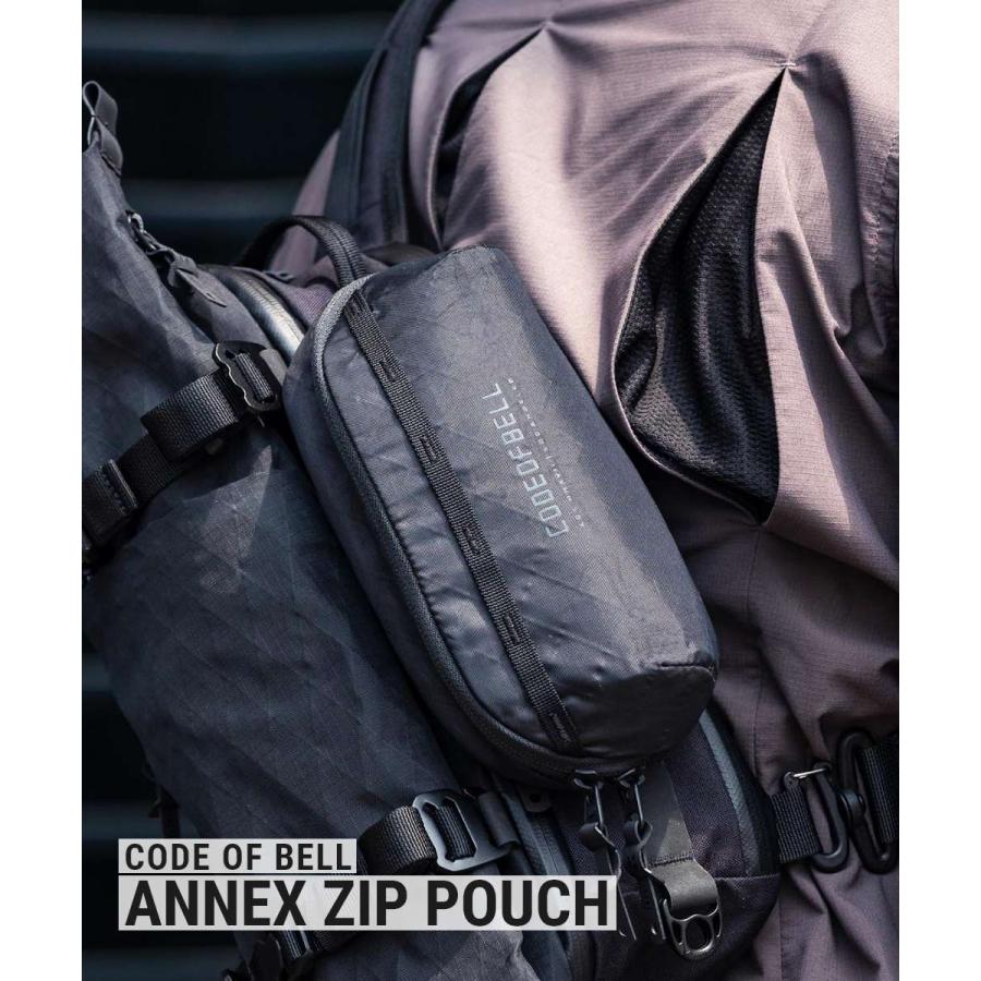 【正規品】 コードオブベル CODE OF BELL ANNEX ZIP POUCH アネックス ジップポーチ CODF-PCH-BLK コインケース 小銭入れ カラビナ ポーチ メンズ 小物 | CODE OF BELL