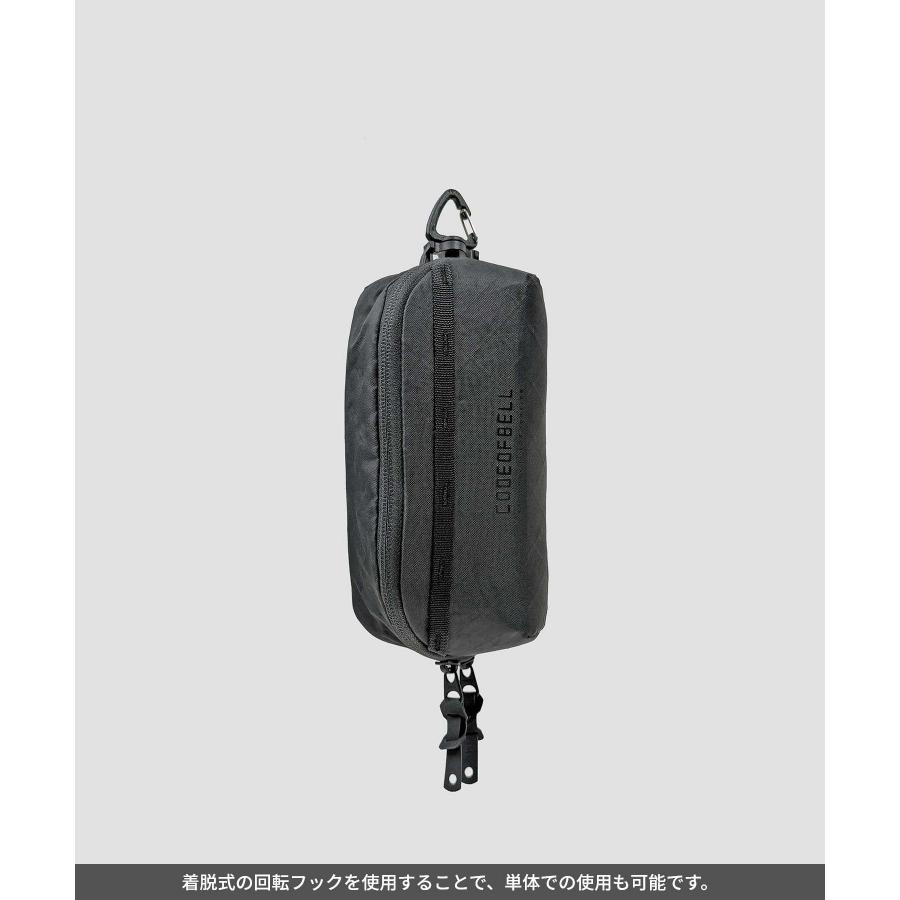 【正規品】 コードオブベル CODE OF BELL ANNEX ZIP POUCH アネックス ジップポーチ CODF-PCH-BLK コインケース 小銭入れ カラビナ ポーチ メンズ 小物 | CODE OF BELL | 10