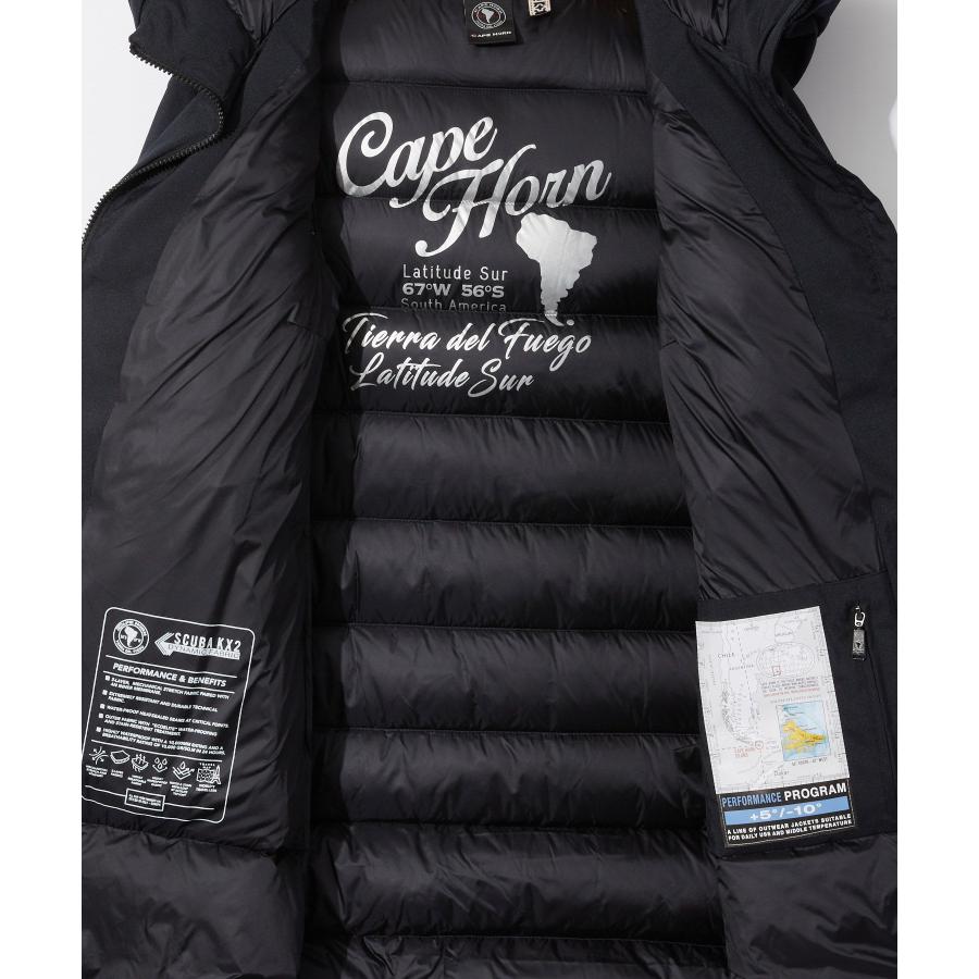 新品タグ付き　CAPE HORN ダウンコートCANDELARIA 42サイズ ケープホーン Cape Horn ダウンジャケット ダウンコート カンデラリア