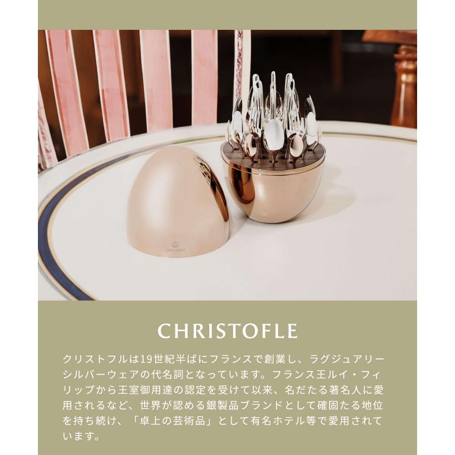 クリストフル Christofle B00065399 Mood Precious 食器 ムード プレシャス 6人用 カトラリーセット 24ピース スプーン フォーク ナイフ シルバーコーティング｜u-stream｜09