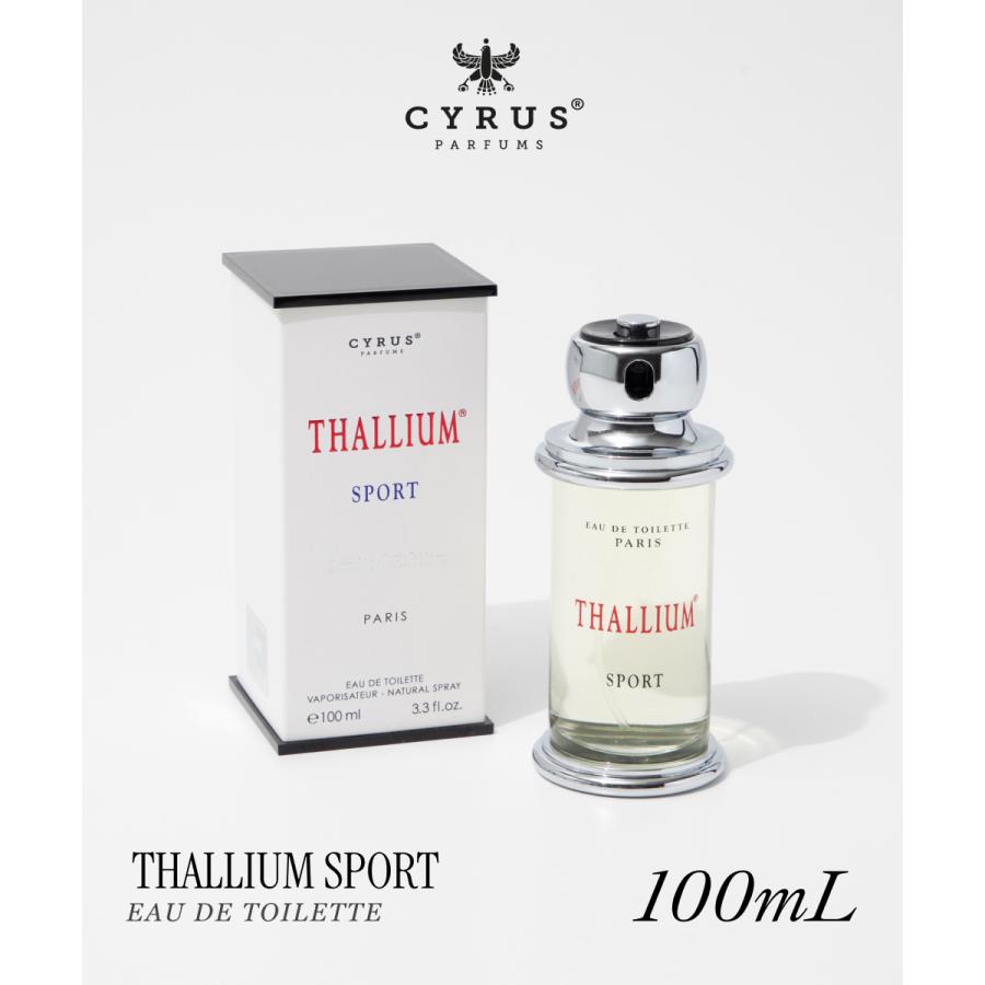 サイラス CYRUS タリウム スポーツ EDT 100ml THALLIUM Sport メンズ