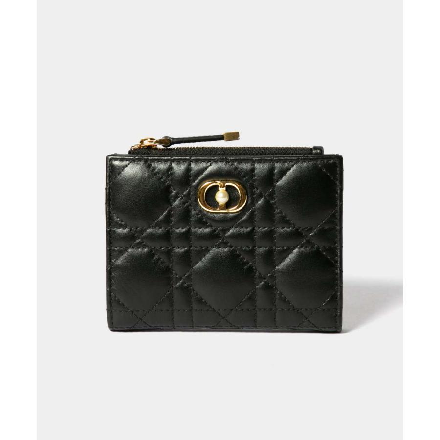 エレガント♪【DIOR】Dior Jolie Dahlia ウォレット Dior Jolie Dahlia Wallet Powder Beige Cannage Lambskin | DIOR