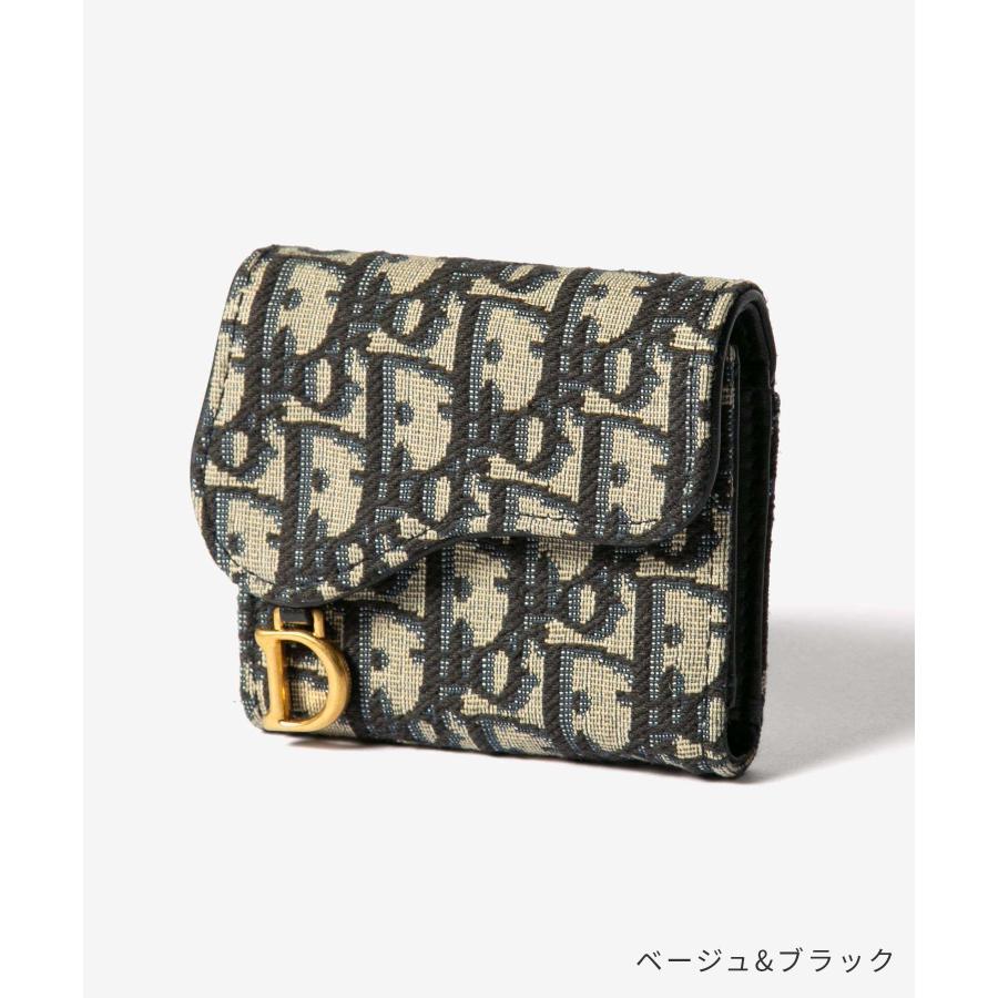 Christian Dior ディオール Saddle Lotus ウォレット S5652CTZQ