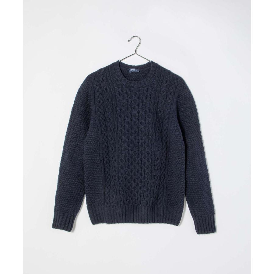 【新品】秋冬物 Drumohr メンズ クルーネック ニット 46 M サックス 楽天市場】drumohr（ドルモア） メリノウール 8ゲージ クルーネック