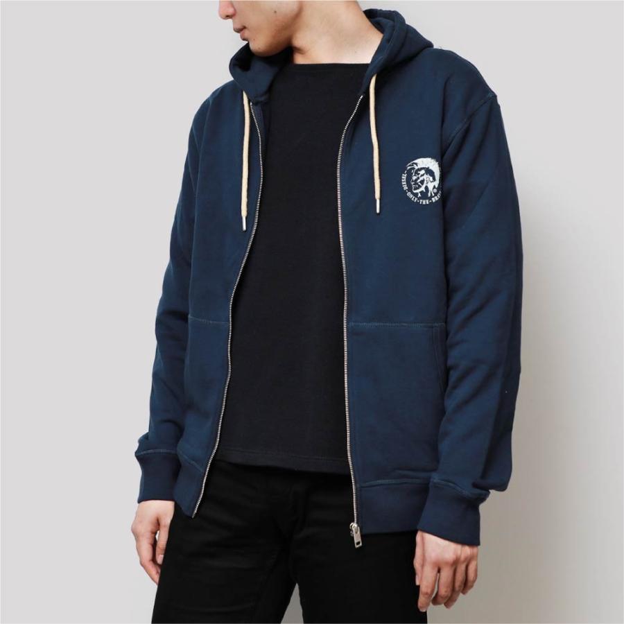 Diesel S. ELECTRUM XL ネイビーパーカー Amazon.co.jp: [ディーゼル] メンズ スウェット パーカー S