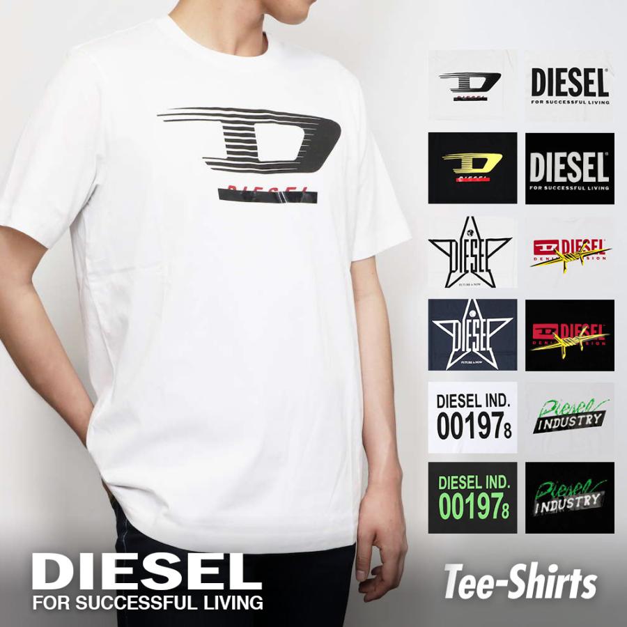 ディーゼル Tシャツ DIESEL メンズ トップス Tシャツ 星 スター 旧ロゴ 