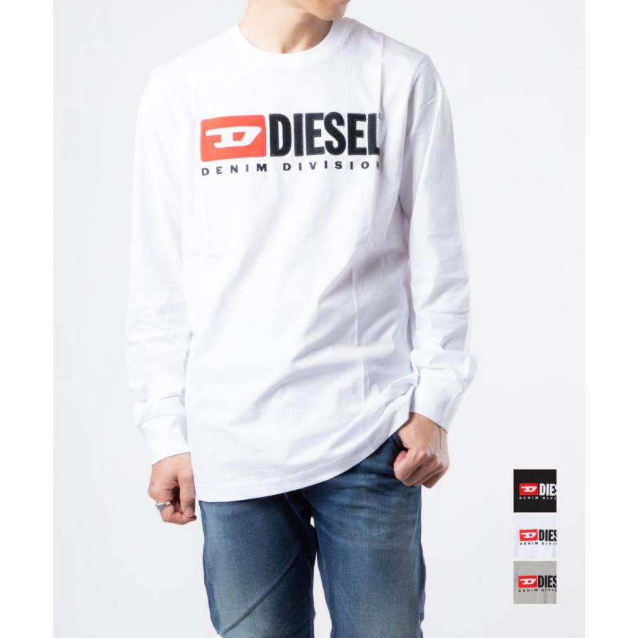 DSL ロゴプリント 長袖Tシャツ ホワイト