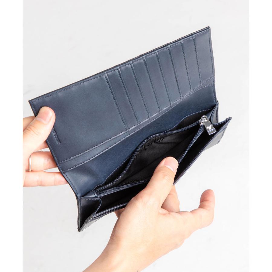 ⚠️最終セール ⚠️ エンポリオアルマーニ 長財布 Y4R170 ブラック エンポリオアルマーニ 長財布 メンズ ブラック EMPORIO ARMANI
