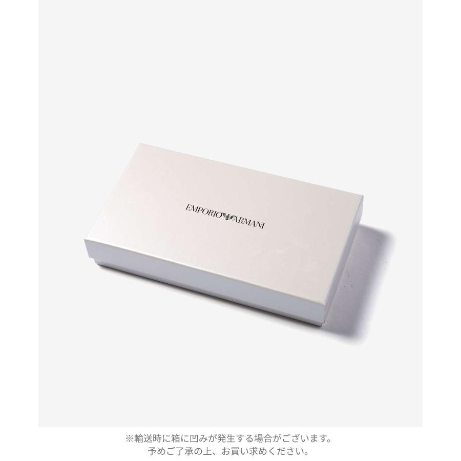 エンポリオアルマーニ EMPORIO ARMANI ROUNDLONG WALLET ラウンドロングウォレット Y4R169 Y138E 長財布 ロゴ メンズ 財布 ブラック 爆買 | EMPORIO ARMANI | 11