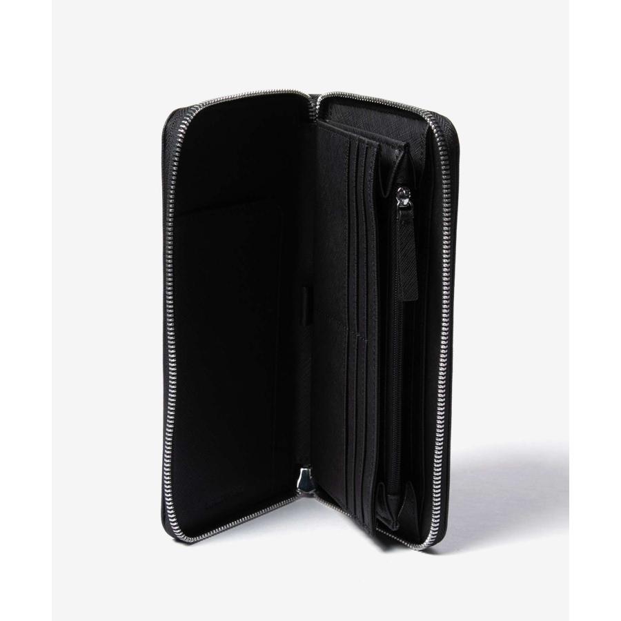エンポリオアルマーニ EMPORIO ARMANI ROUNDLONG WALLET ラウンドロングウォレット Y4R169 Y138E 長財布 ロゴ メンズ 財布 ブラック 爆買 | EMPORIO ARMANI | 07