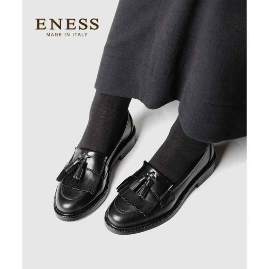 【正規品】 エネス ENESS KILT TASSEL LOAFERS キルト タッセル ST-4820 ローファー レザー レディース シューズ | eness