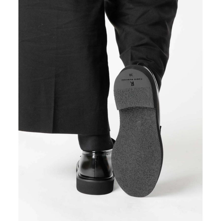 ファビオルスコーニ FABIO RUSCONI RCN 5127 ABRASIVATO ローファー レディース シューズ ブラック 爆買 | FABIO RUSCONI | 11