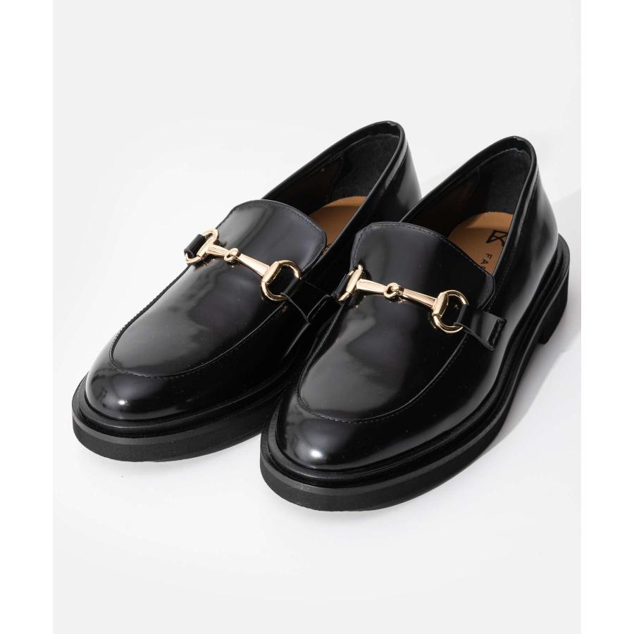 ファビオルスコーニ FABIO RUSCONI RCN 5127 ABRASIVATO ローファー レディース シューズ ブラック 爆買 | FABIO RUSCONI | 02