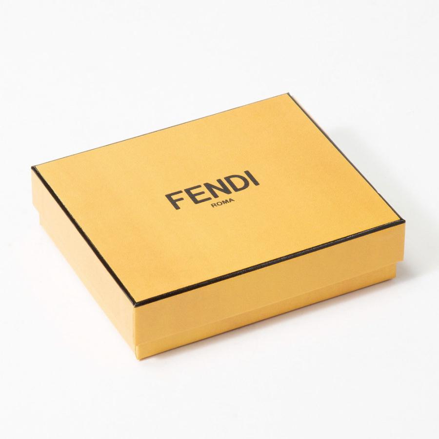 フェンディ FENDI 7M0164 AG0L カードケース メンズ ファッション小物 ビジネス 無地 シンプル FFロゴ 小物 定期入れ プレゼント お祝い コンパクト パスケース｜u-stream｜10