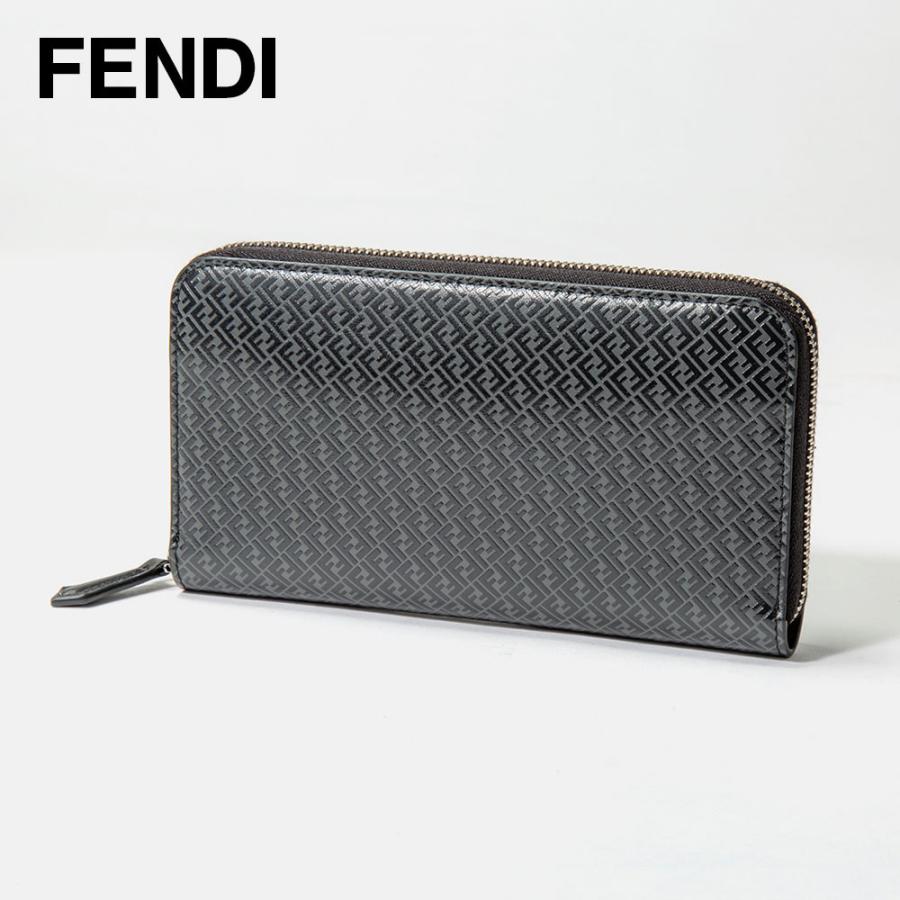 フェンディ FENDI 7M0210 AGLP 長財布 メンズ 財布 ウォレット ジップ