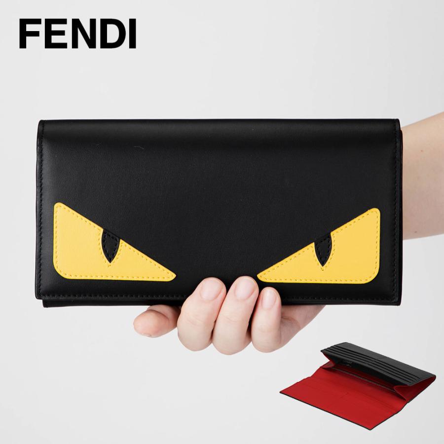 フェンディ FENDI 長財布 メンズ 財布 バッグ バグズ アイモチーフ BAG