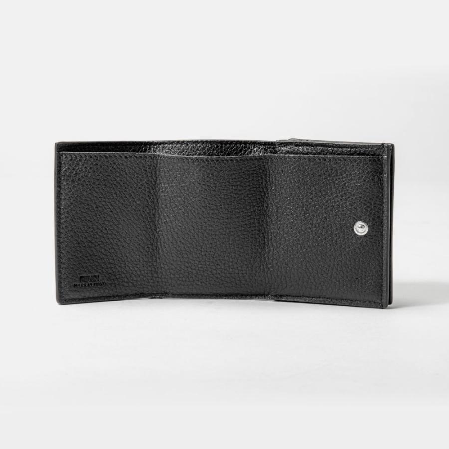FENDI フェンディ 7M0280 AG0L 三つ折り財布 メンズ ミニ レザー