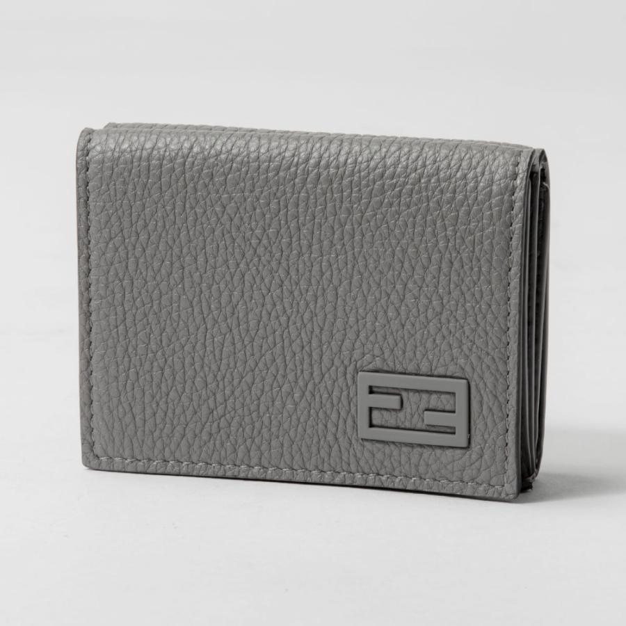 FENDI 札入れ ペカン メンズ 正規品三つ折り財布 Fendi ペカン柄3つ折り財布（黒/茶） – Vintage Shop Rococo