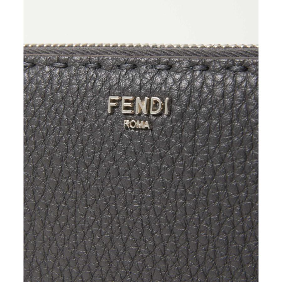 フェンディ FENDI 7M0210 AP3B 長財布 レディース 財布 ロングウォレット ロゴ セレリア ラウンドファスナー SELLERIA アスファルト×パラディオ 爆買 | FENDI | 04