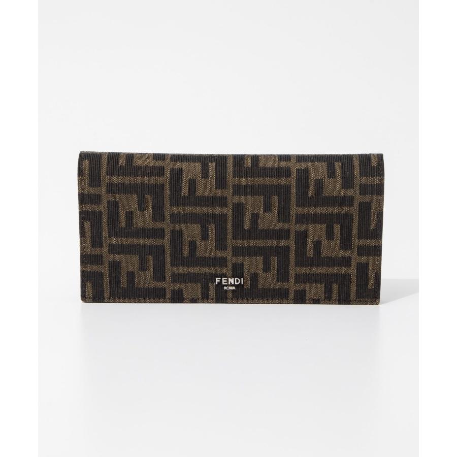 フェンディ FENDI 7M0355 ALWK 長財布 メンズ 財布 ロングウォレット FFモチーフ レザー 二つ折り ロゴ カジュアル ブラウン×ブラック 爆買 | FENDI | 04