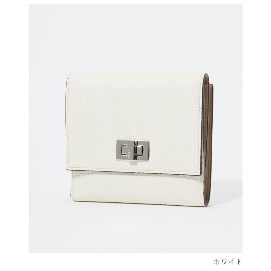 フェンディ FENDI 8M0438 A91B 二つ折り財布 レディース 財布 ミニ財布