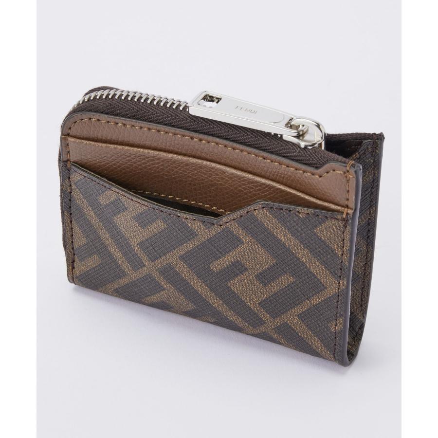 【美品！】FENDI ネイビー レザー 小銭入れ・カードケース FENDI 最新作 カードケース 小銭入れ レザー FFロゴ FF Diamonds